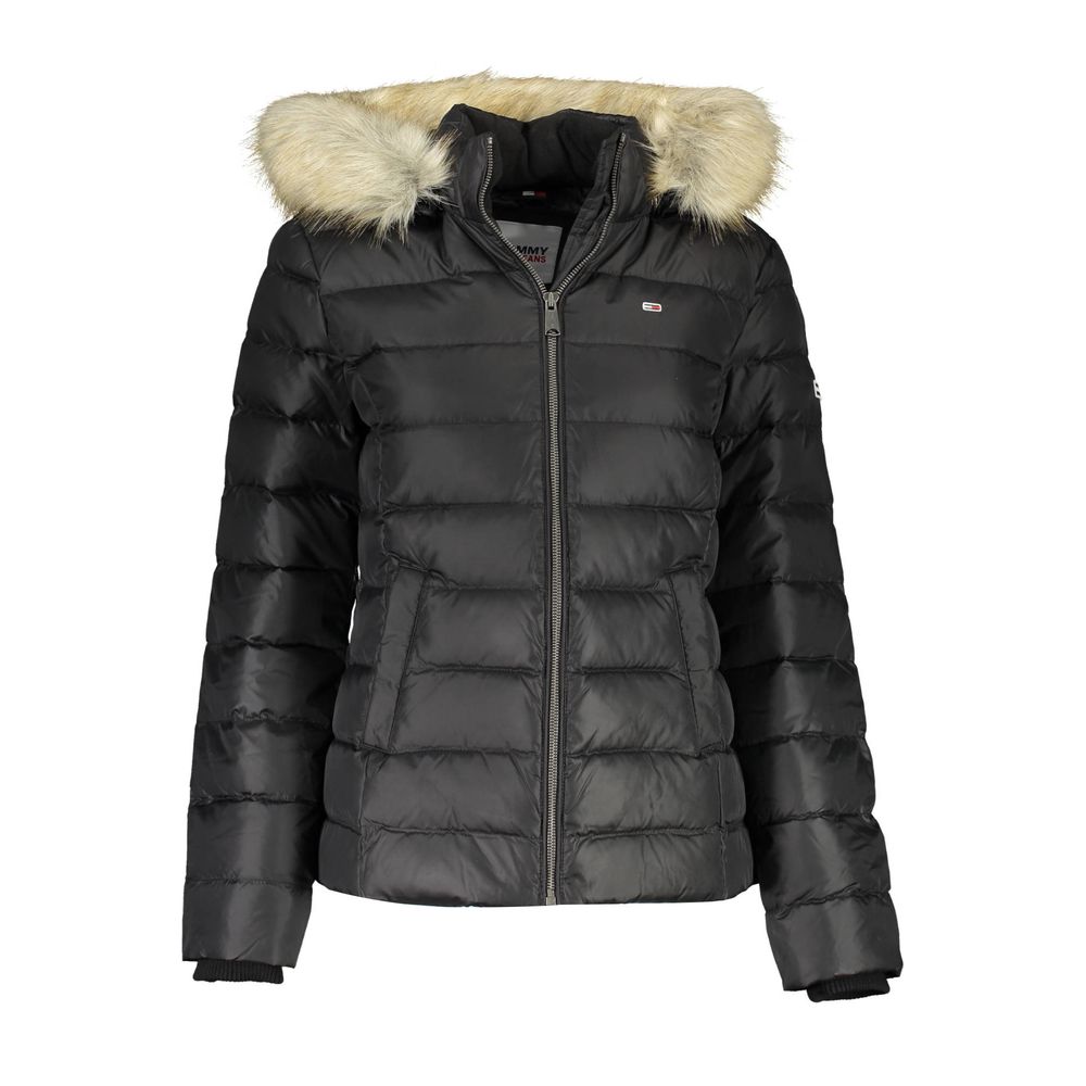 Vestes et manteaux en polyester noir Tommy Hilfiger