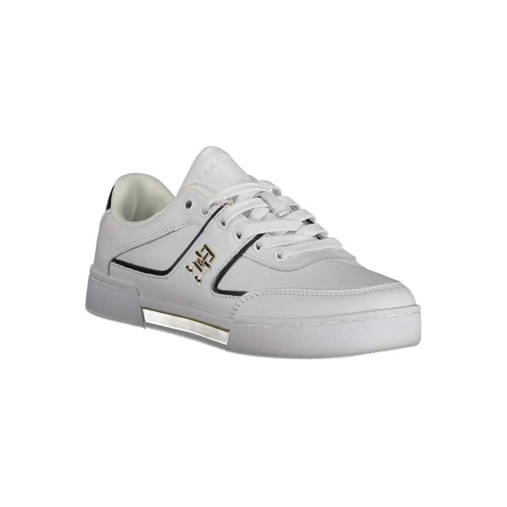 Baskets blanches en polyester Tommy Hilfiger
