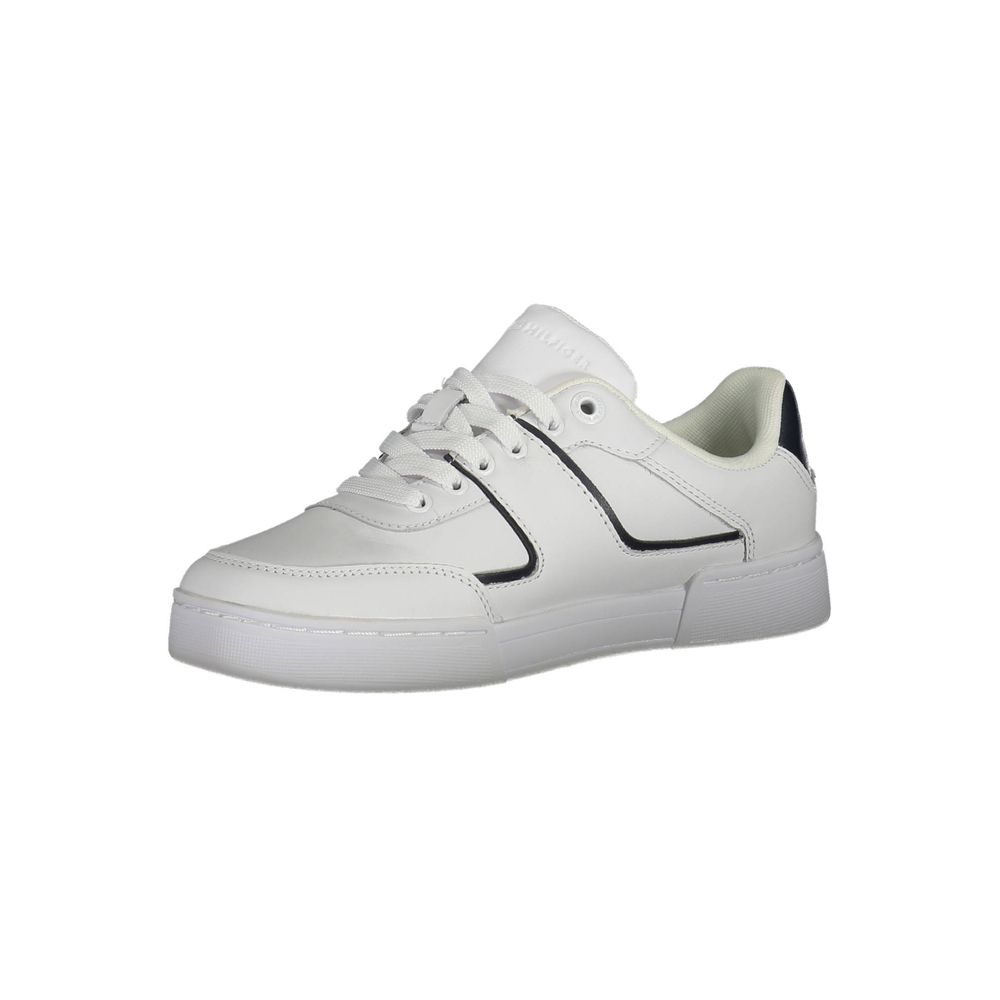 Baskets blanches en polyester Tommy Hilfiger