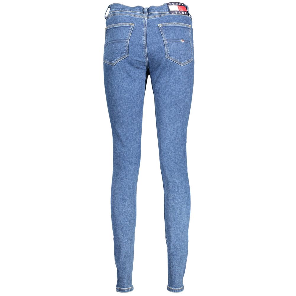 Jean et pantalon en coton bleu Tommy Hilfiger