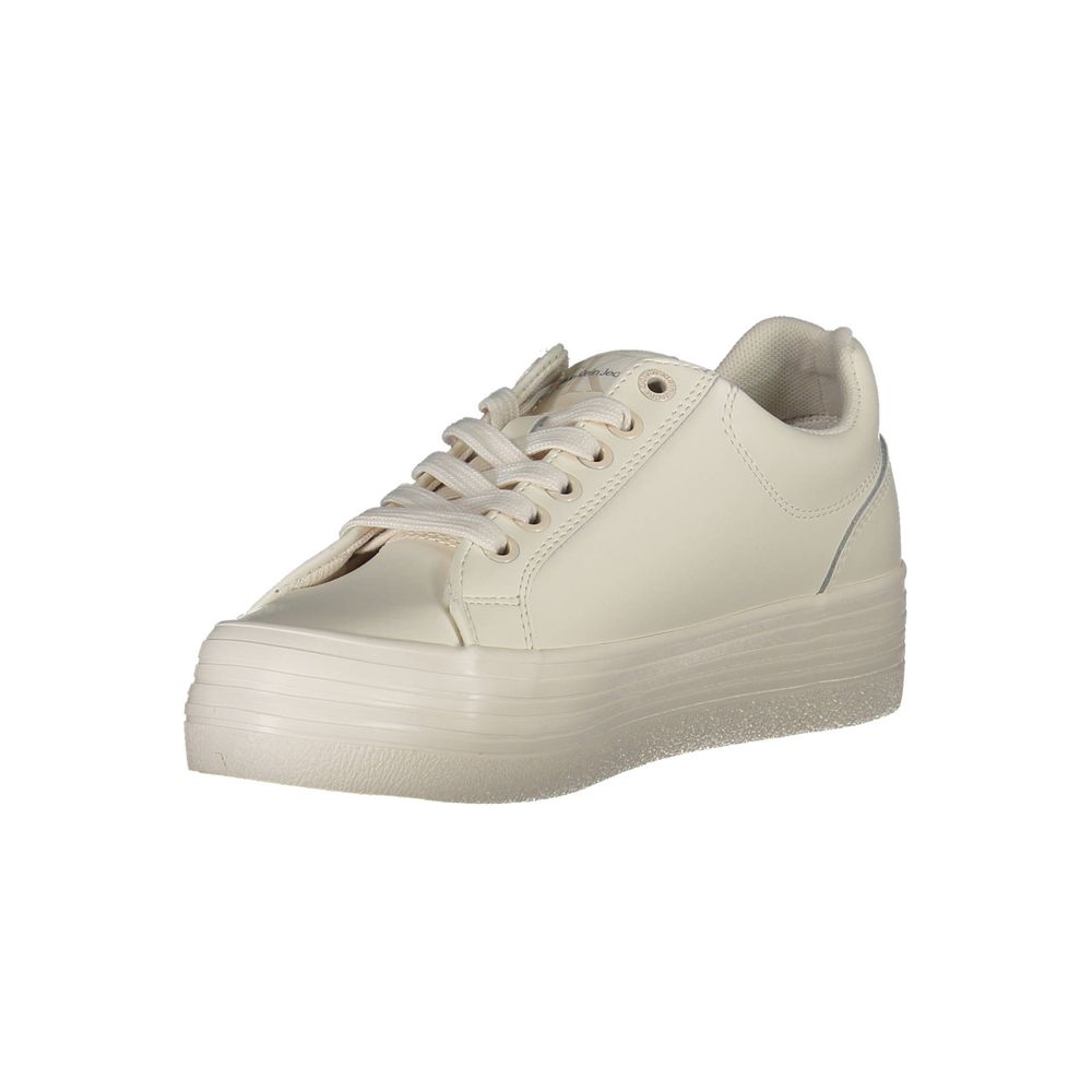 Baskets Calvin Klein en polyester blanc