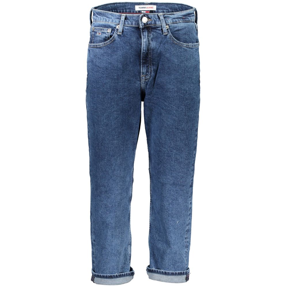 Jean et pantalon en coton bleu Tommy Hilfiger