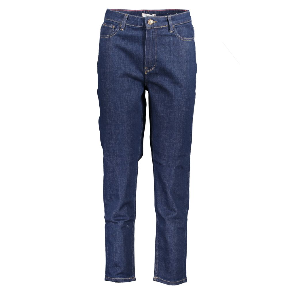 Jean et pantalon en coton bleu Tommy Hilfiger