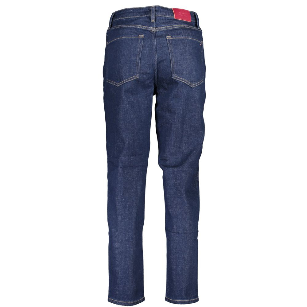 Jean et pantalon en coton bleu Tommy Hilfiger