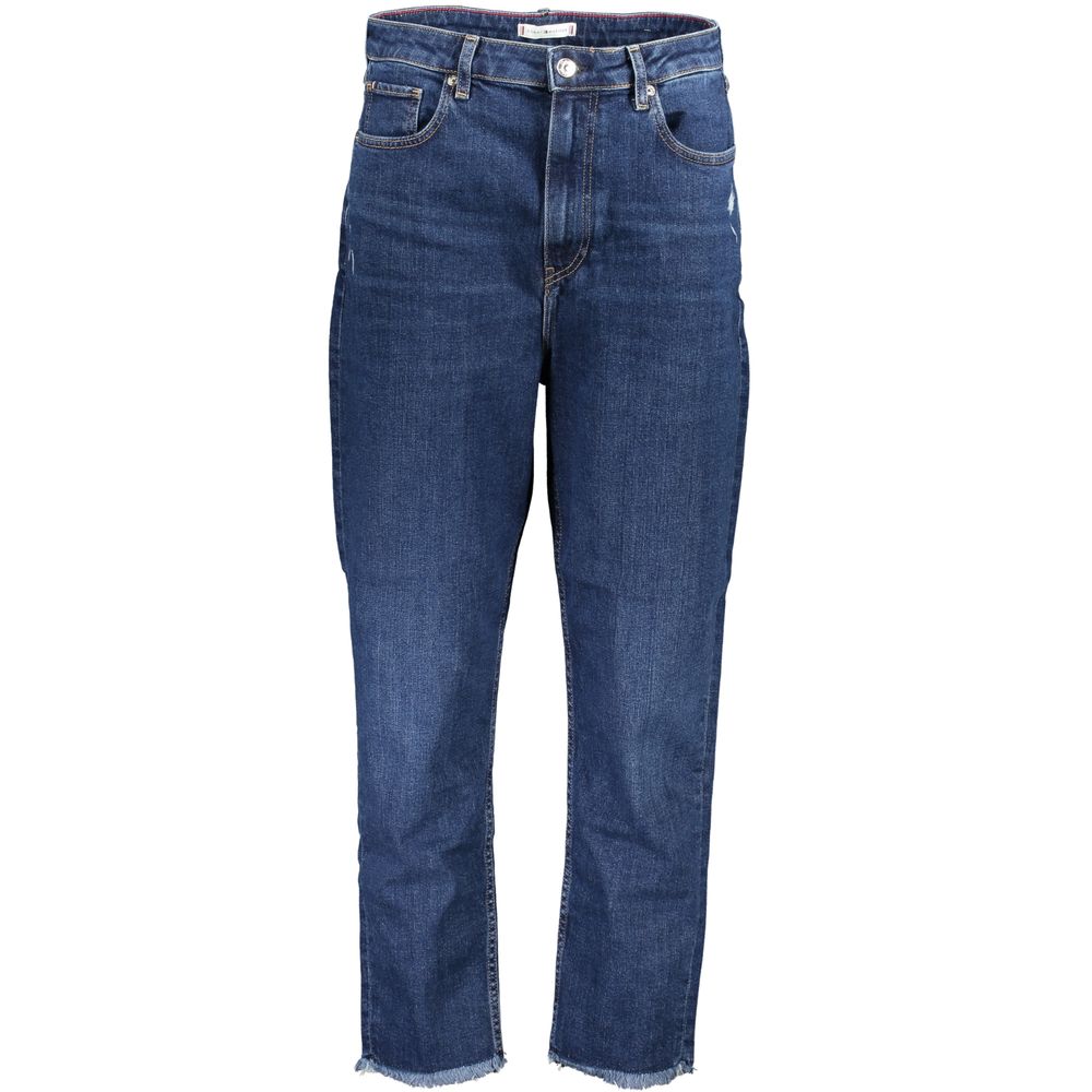 Jean et pantalon en coton bleu Tommy Hilfiger