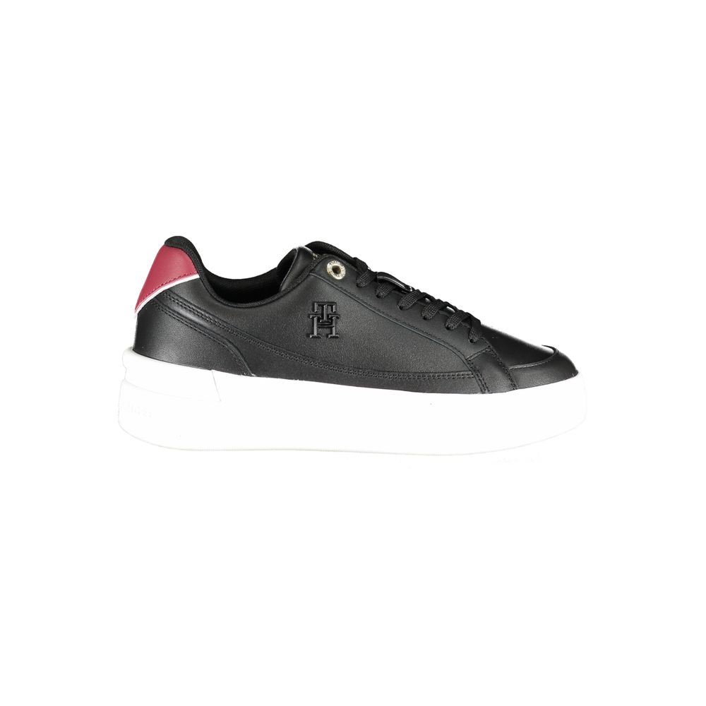 Baskets noires en polyester Tommy Hilfiger
