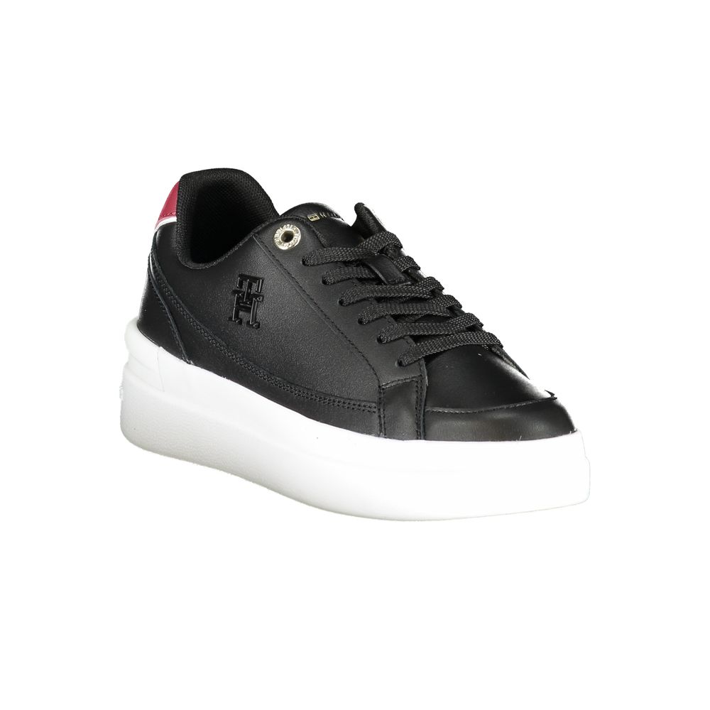 Baskets noires en polyester Tommy Hilfiger