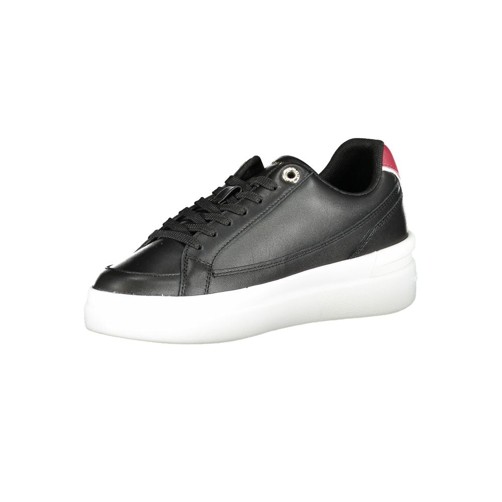 Baskets noires en polyester Tommy Hilfiger