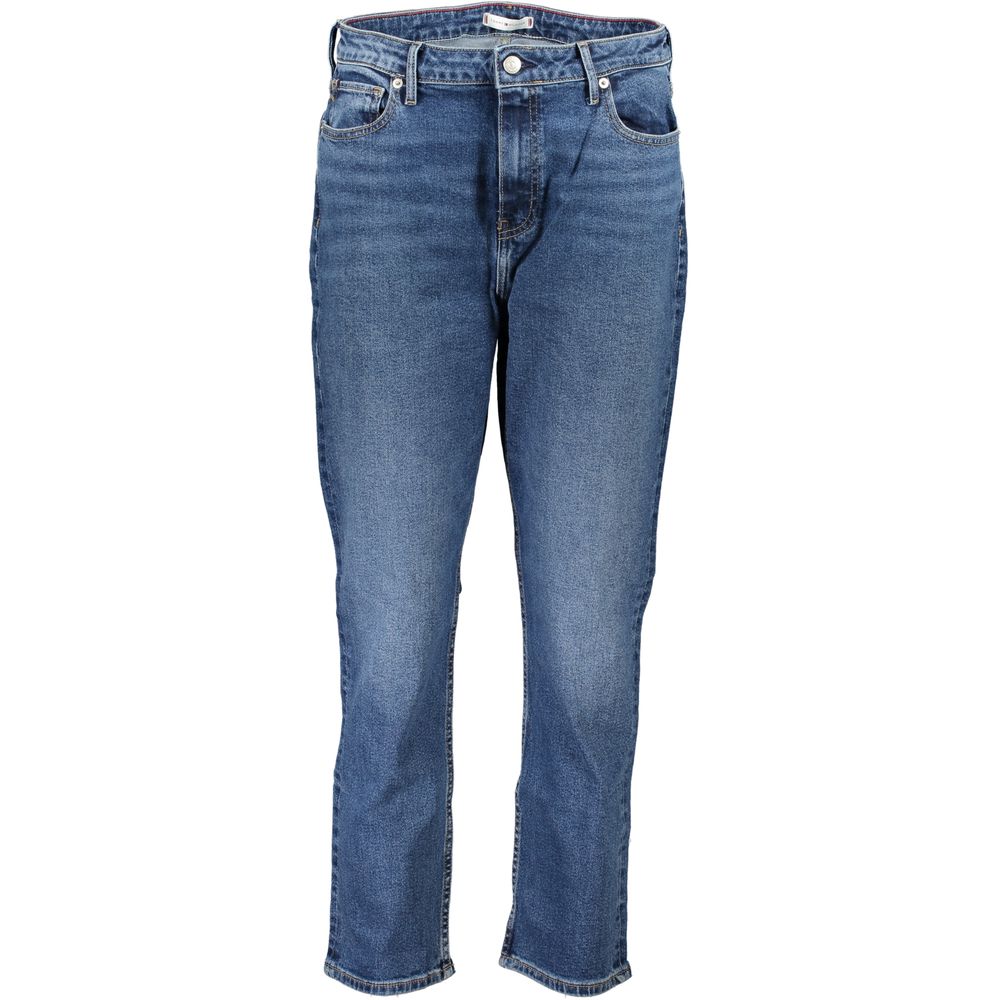 Jean et pantalon en coton bleu Tommy Hilfiger