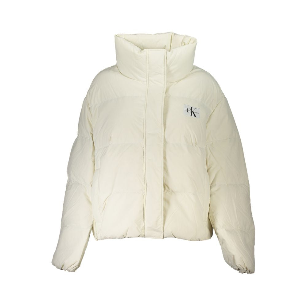 Vestes et manteaux en polyamide blanc Calvin Klein