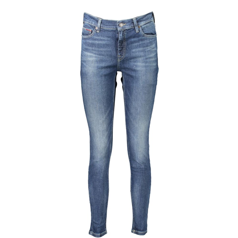 Jean et pantalon en coton bleu Tommy Hilfiger