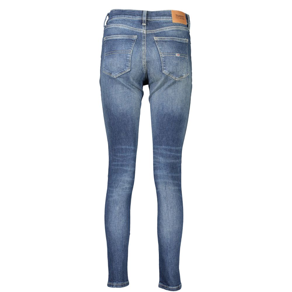 Jean et pantalon en coton bleu Tommy Hilfiger