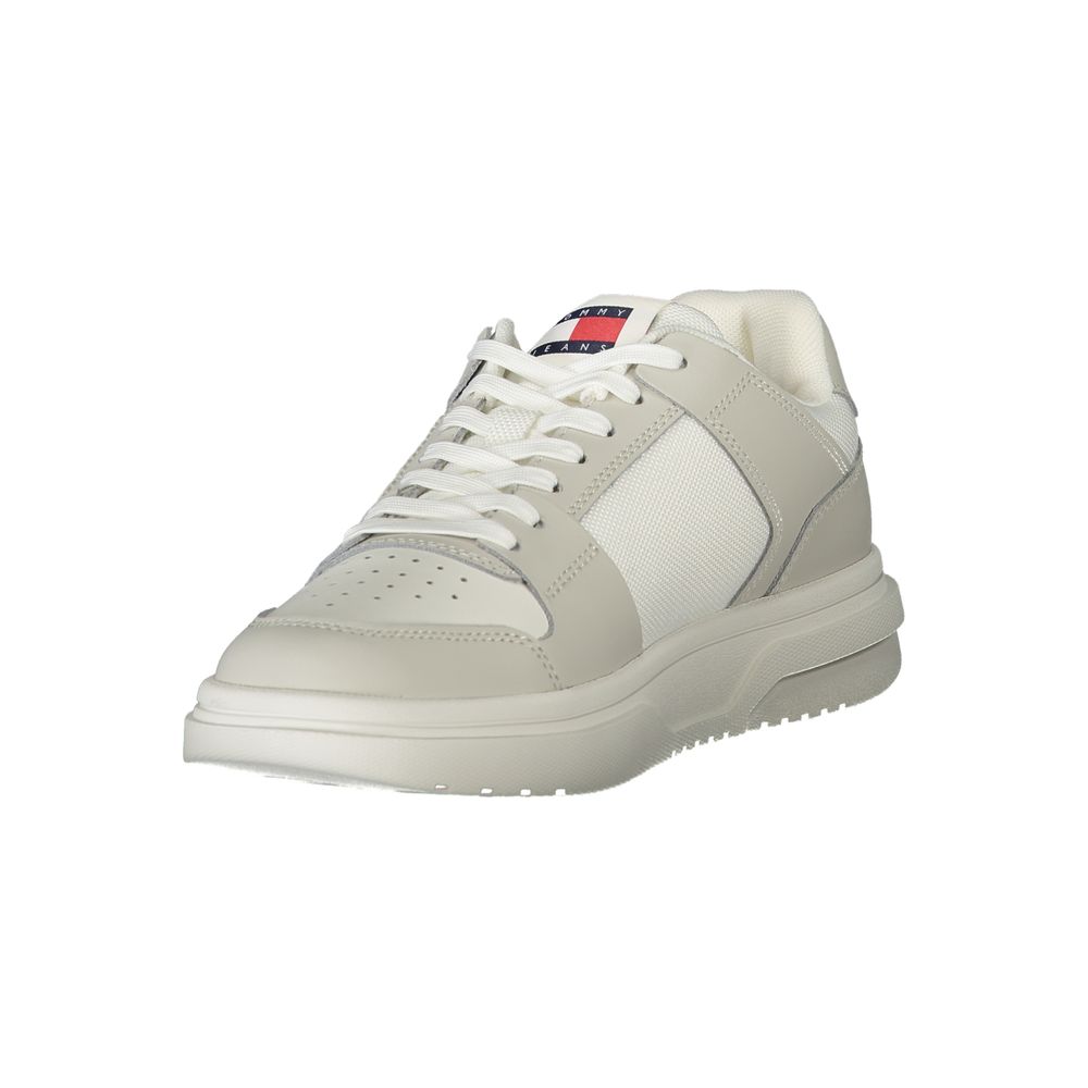 Baskets blanches en polyester Tommy Hilfiger