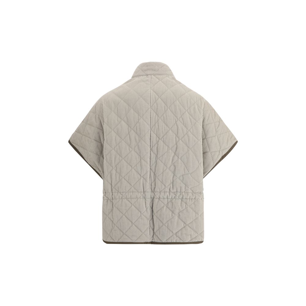 Veste matelassée en velours côtelé Brunello Cucinelli