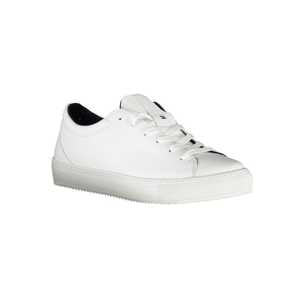 Baskets synthétiques blanches Tommy Hilfiger