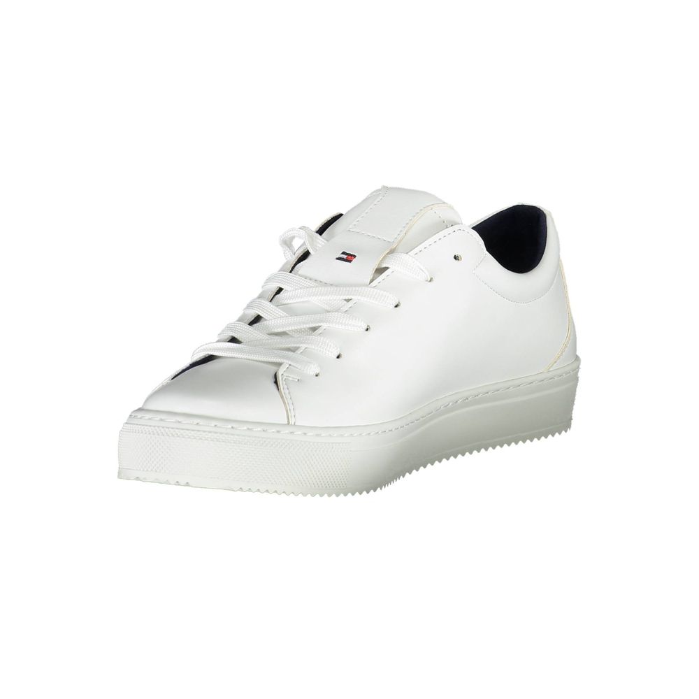 Baskets synthétiques blanches Tommy Hilfiger