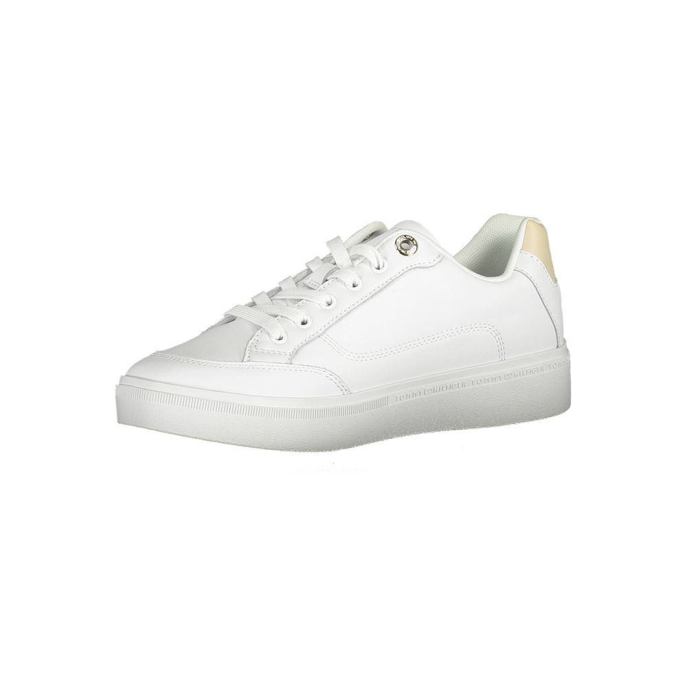 Baskets blanches en polyester Tommy Hilfiger