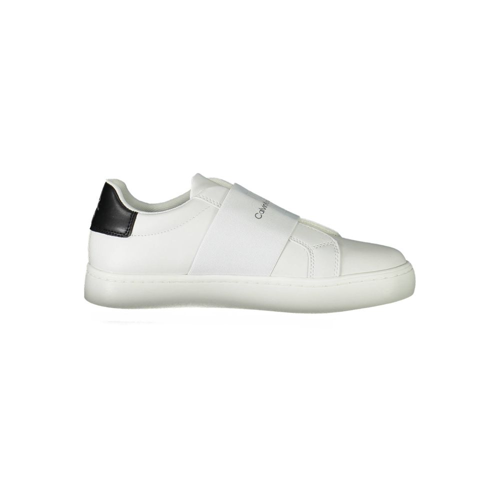 Baskets Calvin Klein en polyester blanc