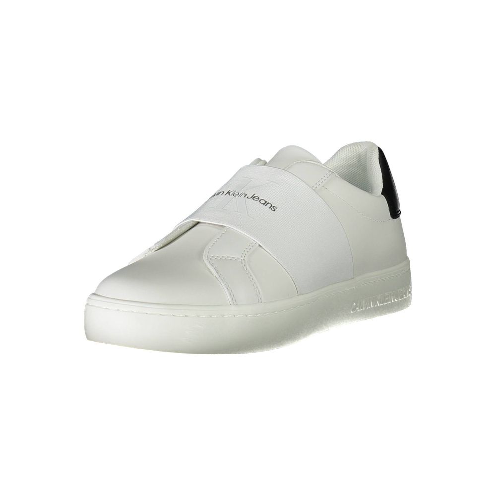Baskets Calvin Klein en polyester blanc