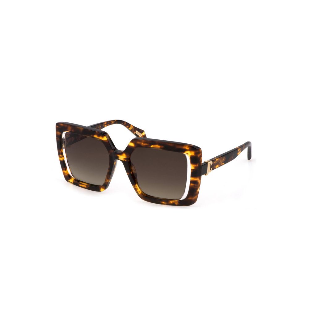 Lunettes de soleil en plastique marron Just Cavalli
