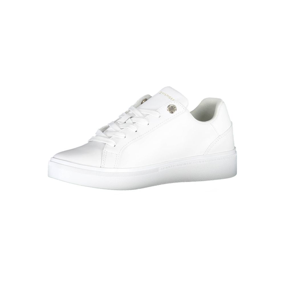 Baskets blanches en polyester Tommy Hilfiger