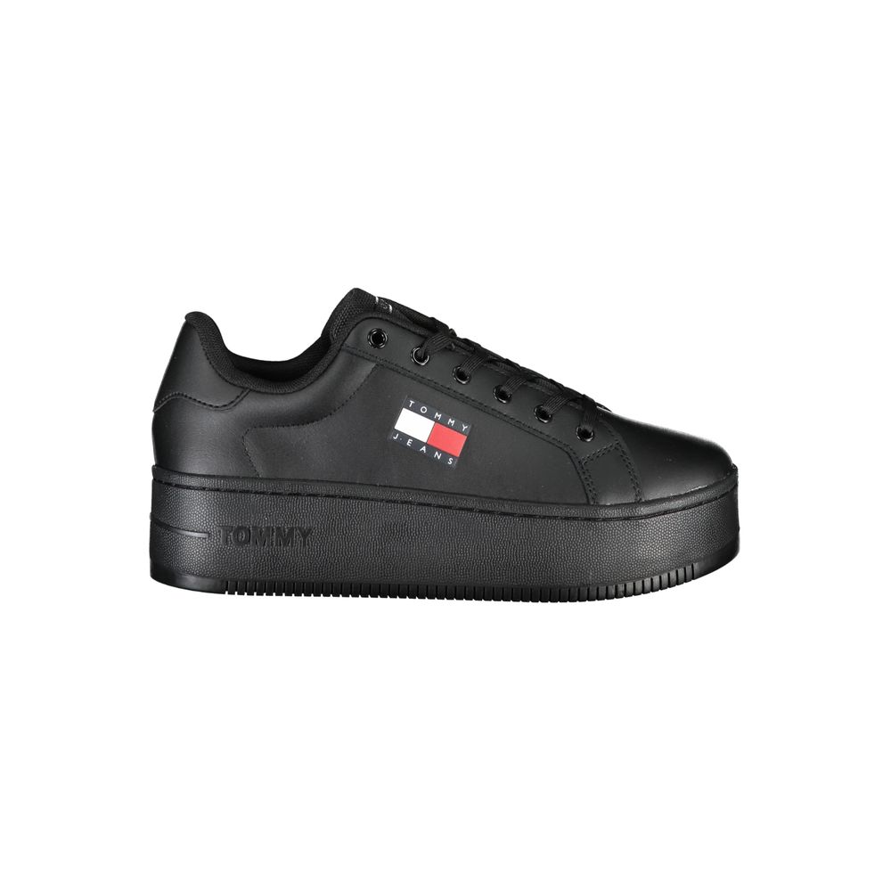 Baskets noires en polyester Tommy Hilfiger