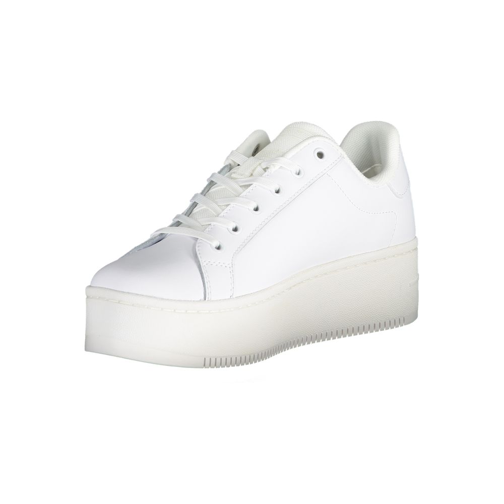 Baskets blanches en polyester Tommy Hilfiger