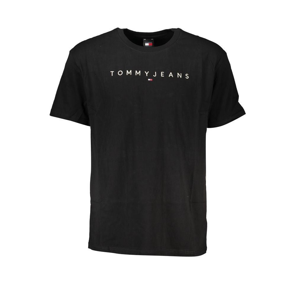 T-shirt en coton noir Tommy Hilfiger