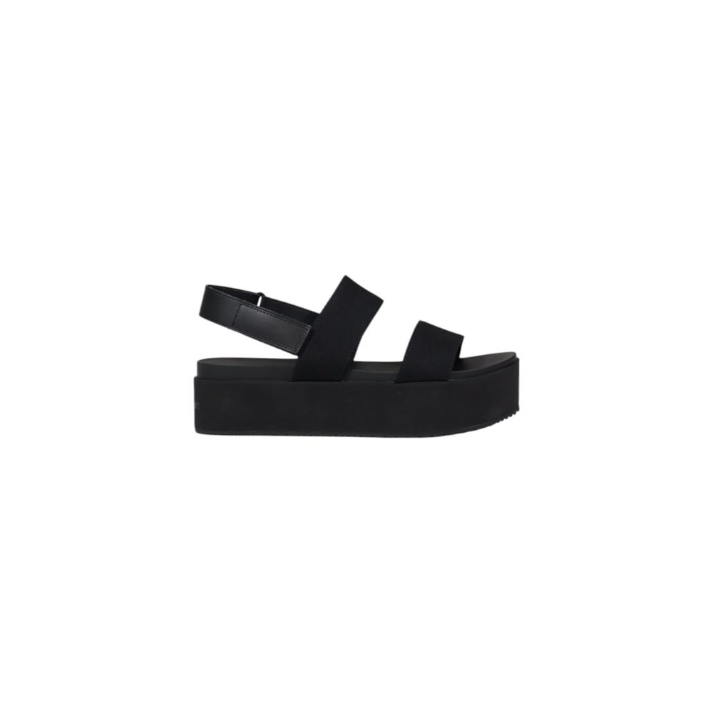 Sandale noire en coton biologique Calvin Klein Jeans