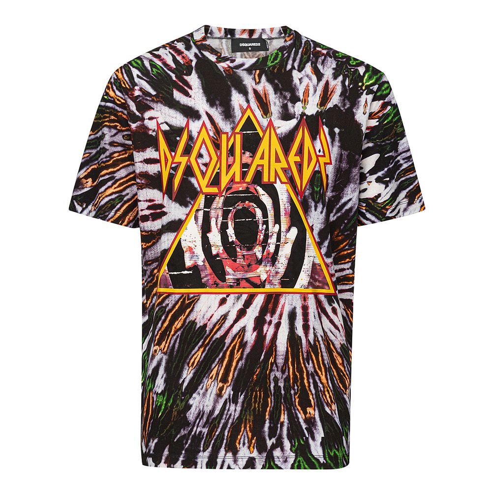 T-shirt en coton multicolore Dsquared²