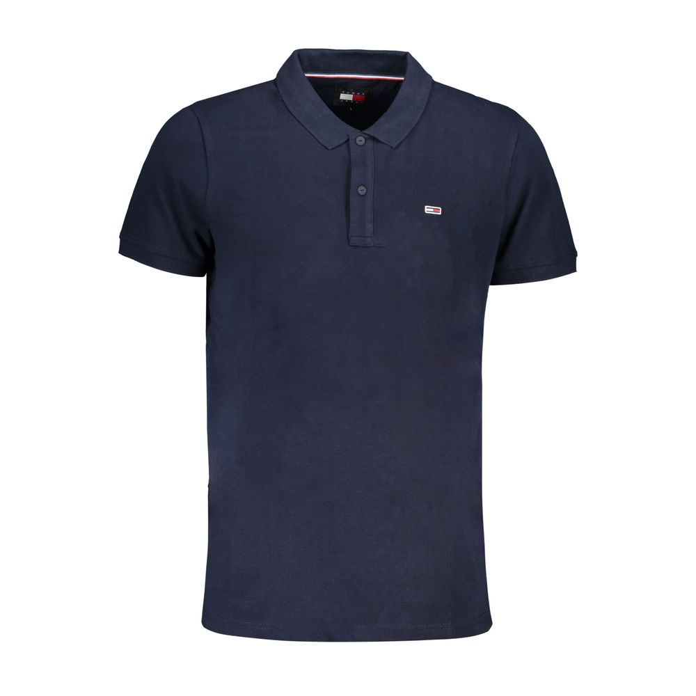 Polo en coton bleu Tommy Hilfiger