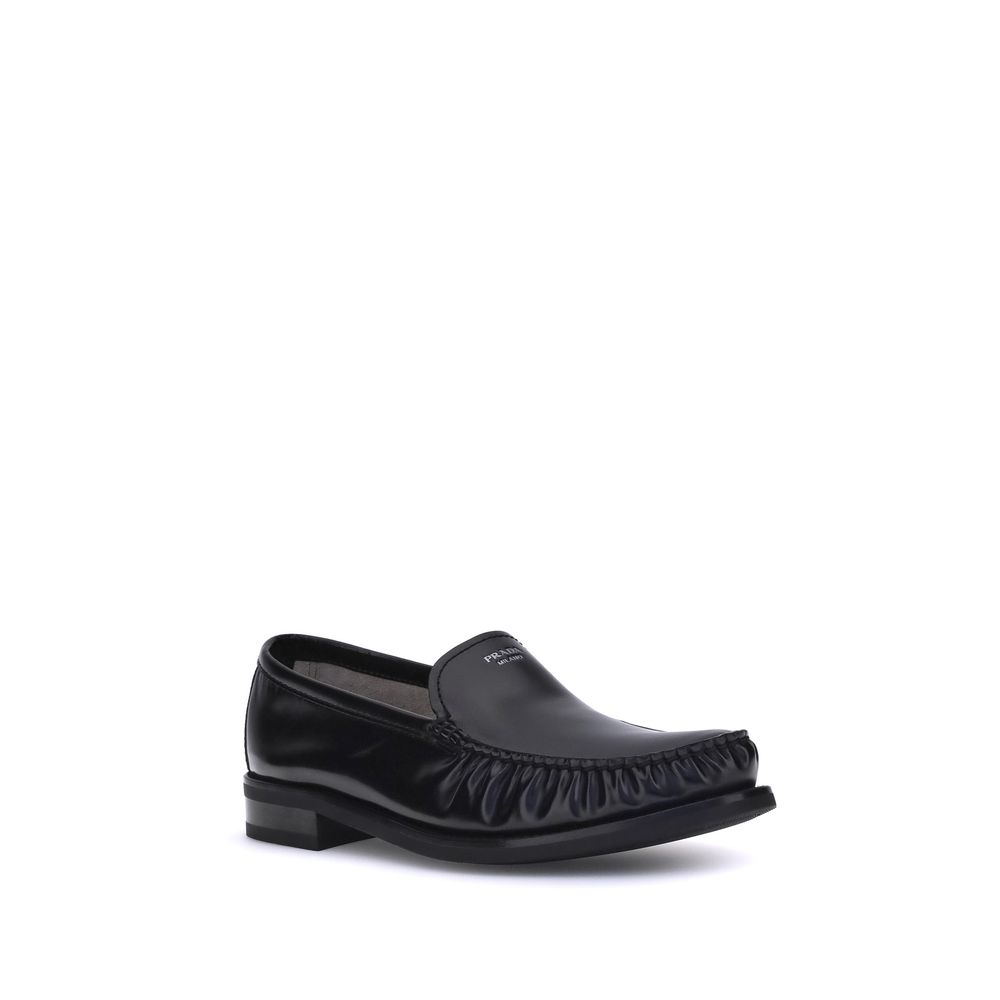 Mocassins Prada en cuir brossé