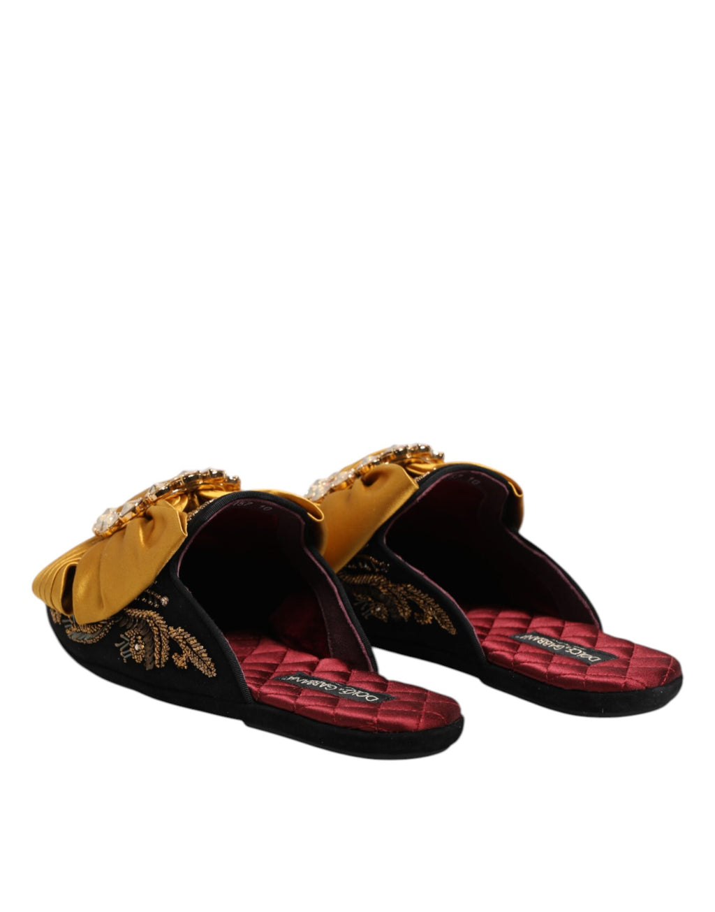 Sandales plates à ornements multicolores Dolce &amp; Gabbana
