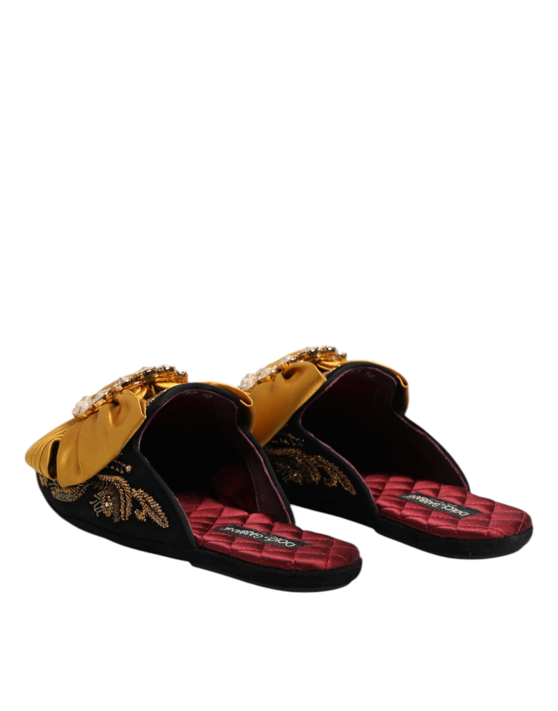 Sandales plates à ornements multicolores Dolce &amp; Gabbana