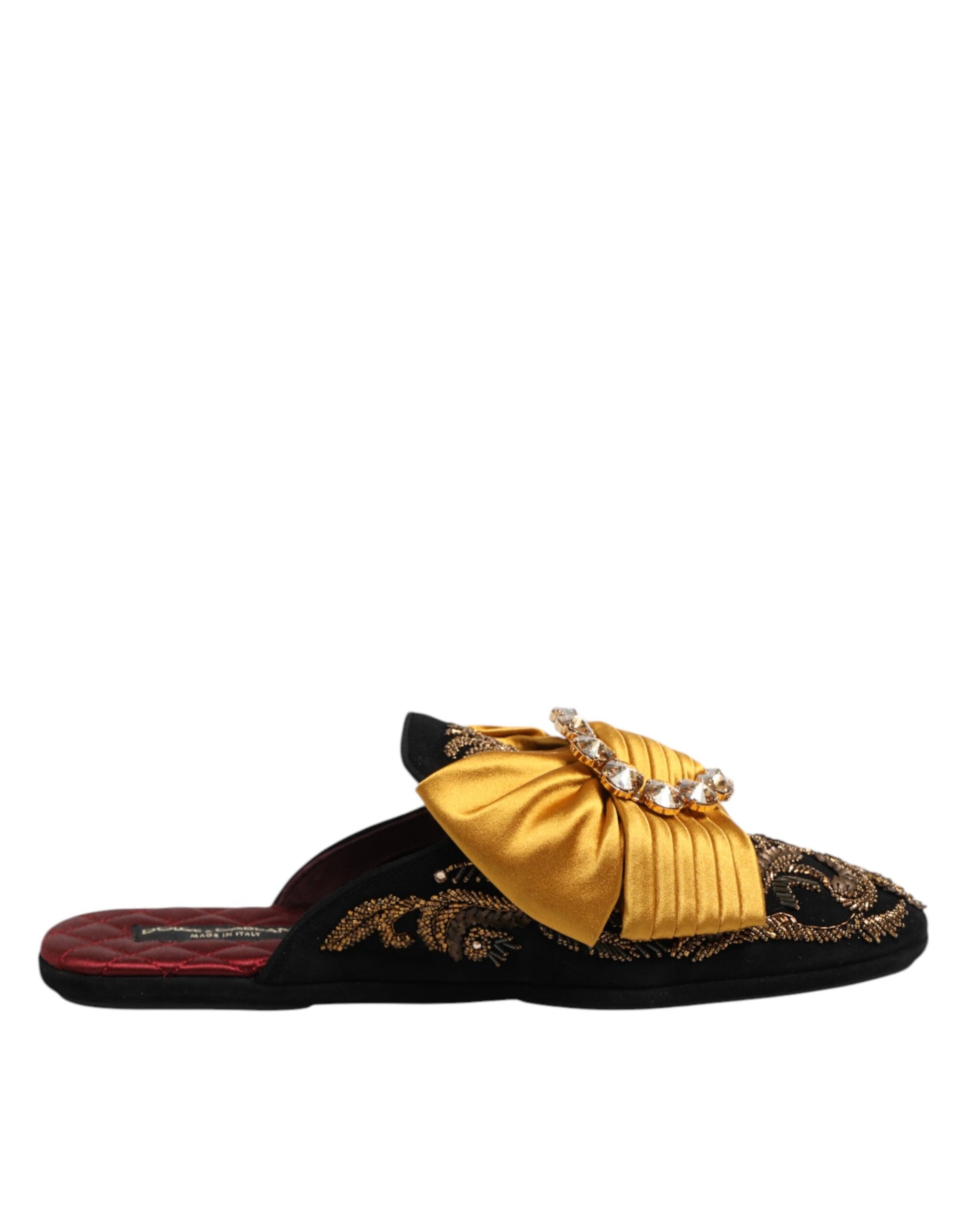 Sandales plates à ornements multicolores Dolce &amp; Gabbana