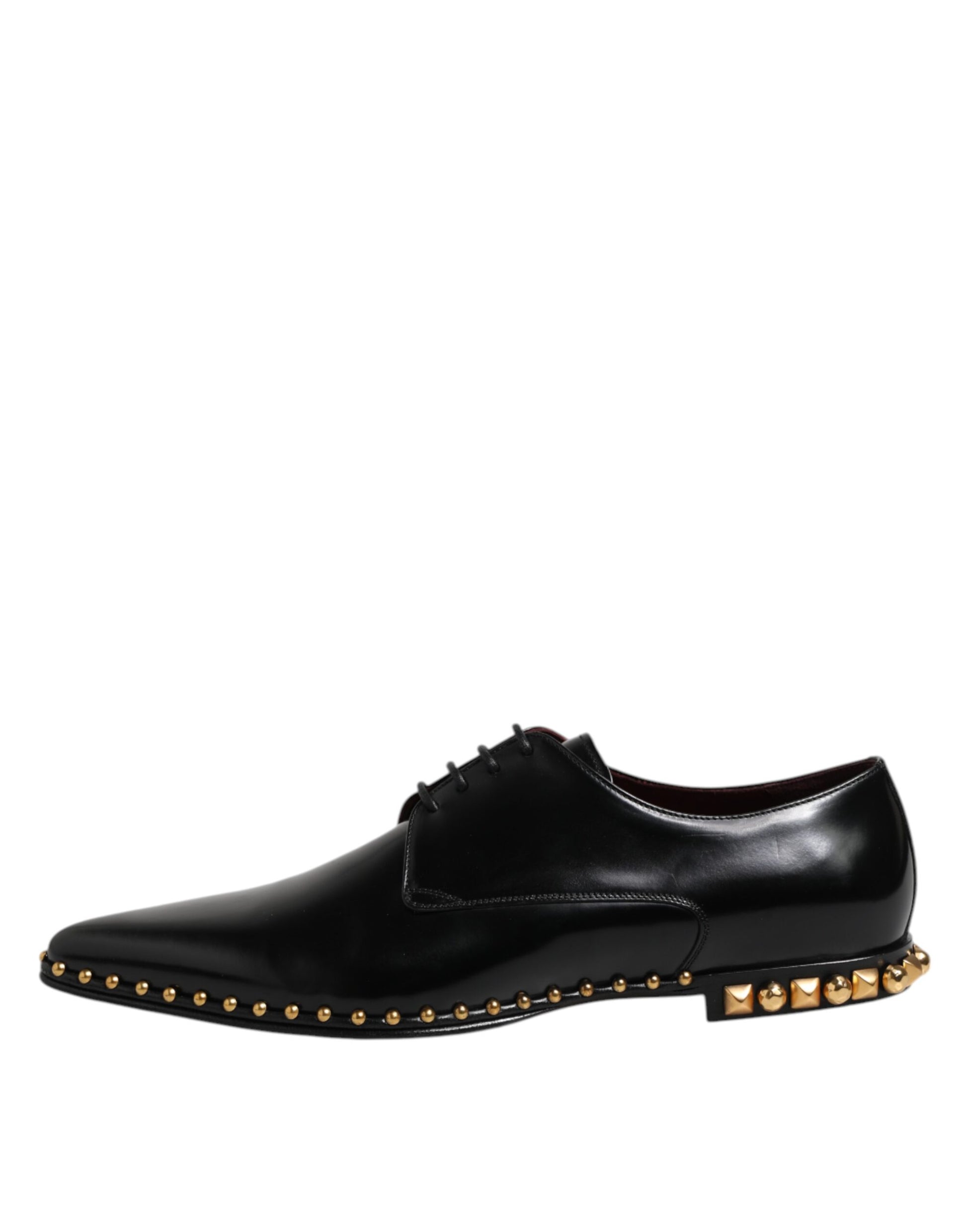 Chaussures habillées pour hommes Dolce &amp; Gabbana en cuir noir clouté