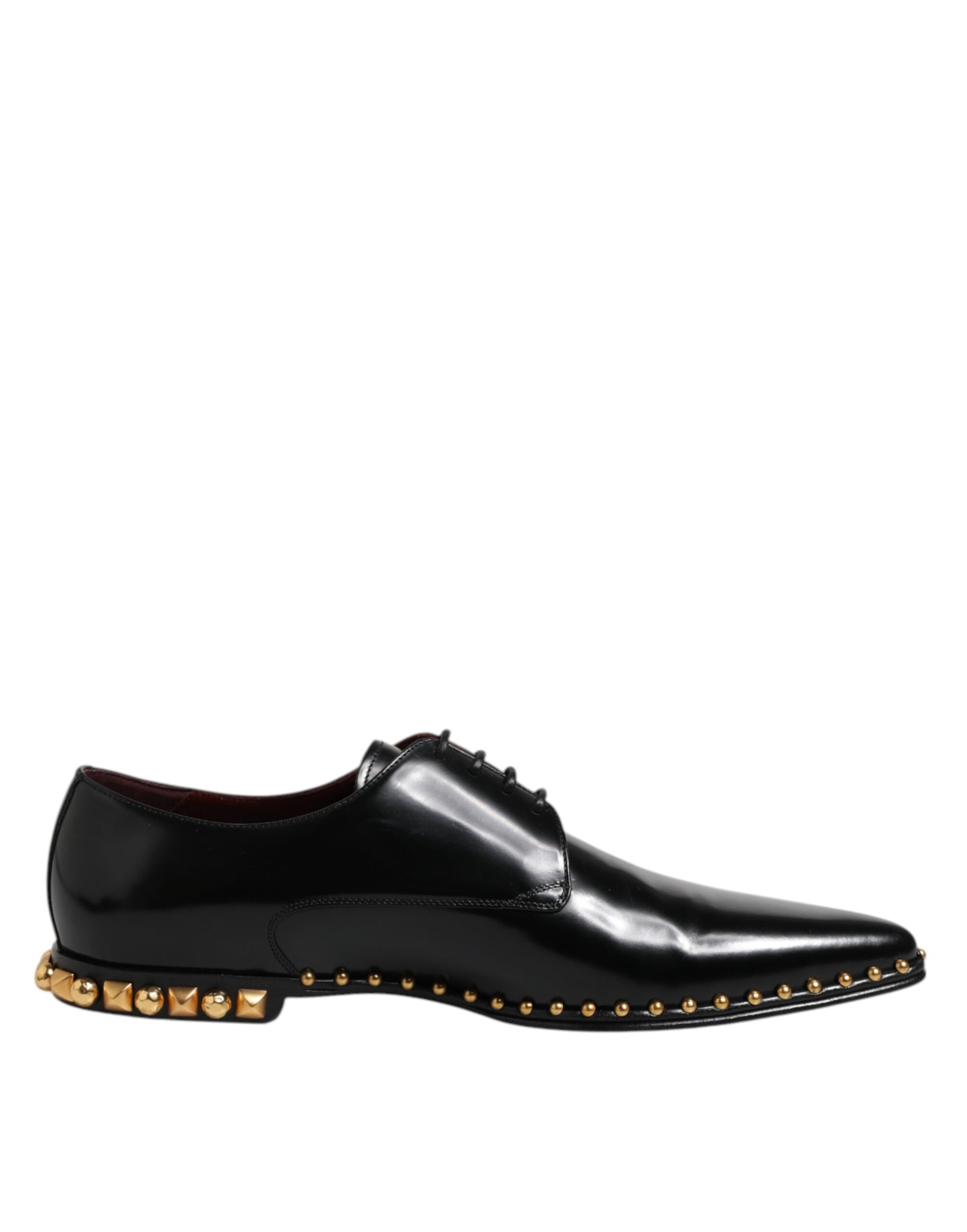 Chaussures habillées pour hommes Dolce &amp; Gabbana en cuir noir clouté