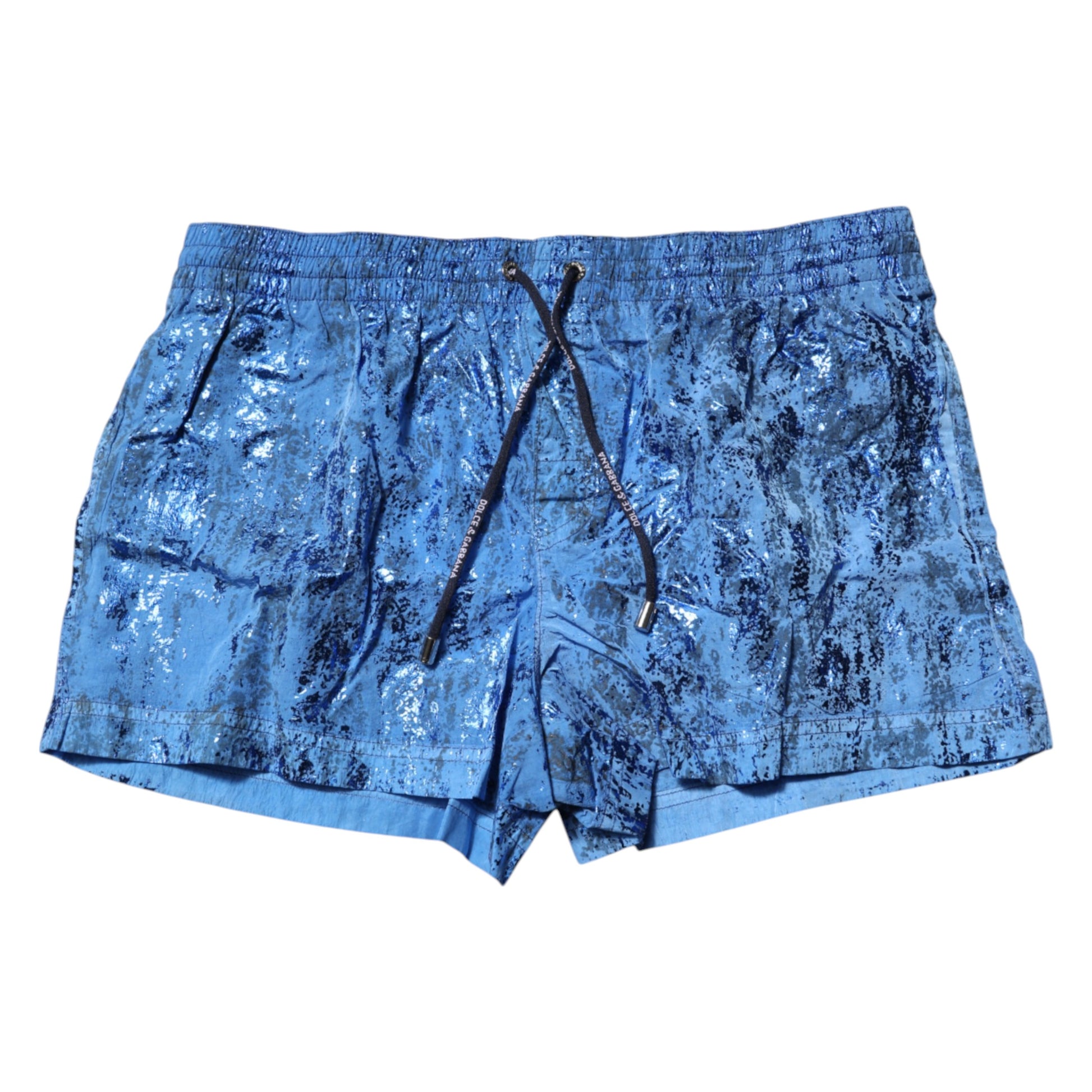 Maillots de bain Dolce &amp; Gabbana avec short de plage à cordon de serrage et logo bleu