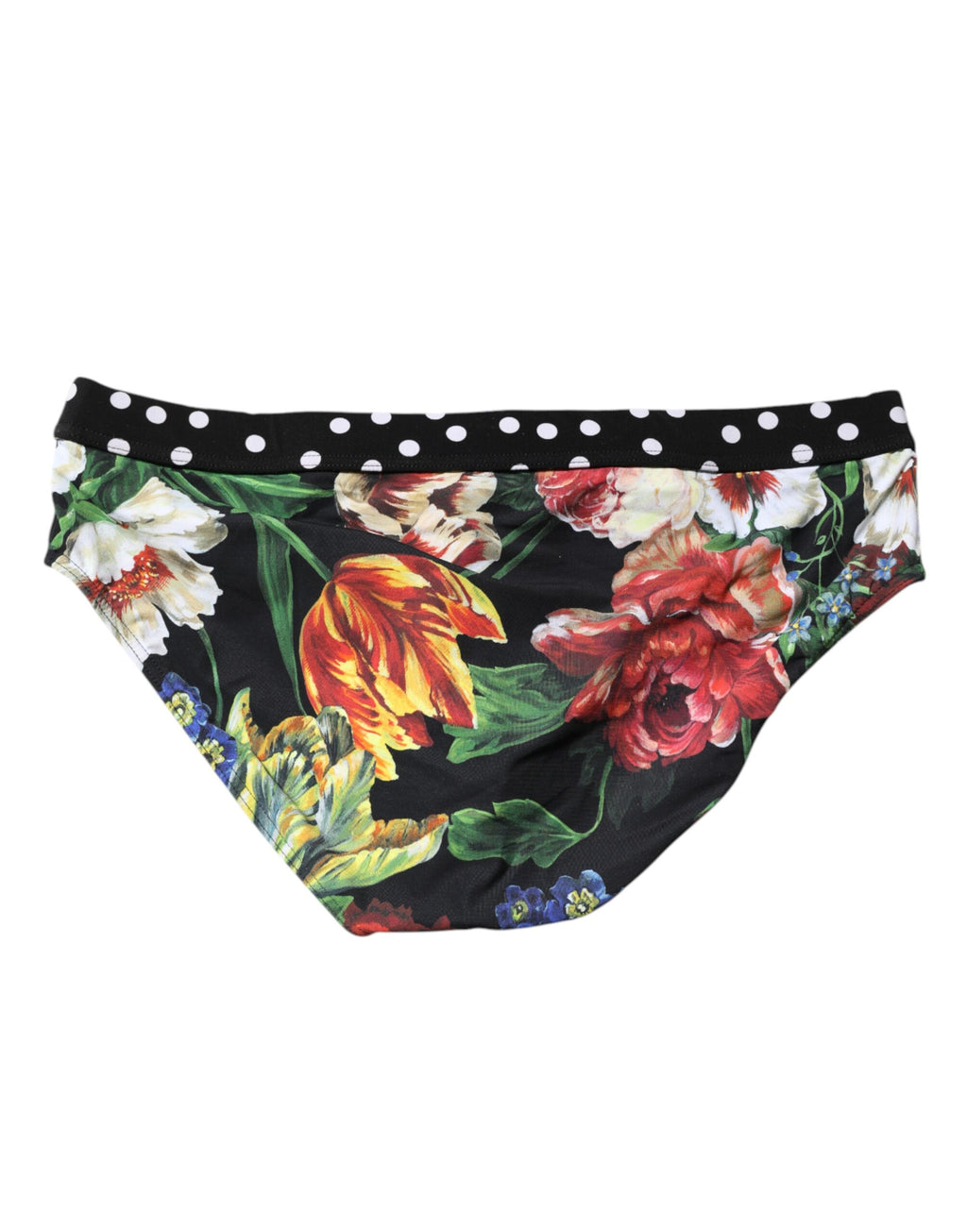 Maillot de bain Dolce &amp; Gabbana noir à logo floral pour homme