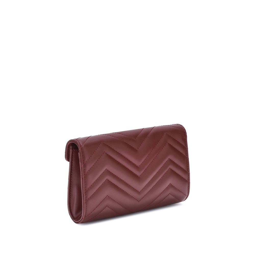 Portefeuille Gucci GG Marmont avec chaîne