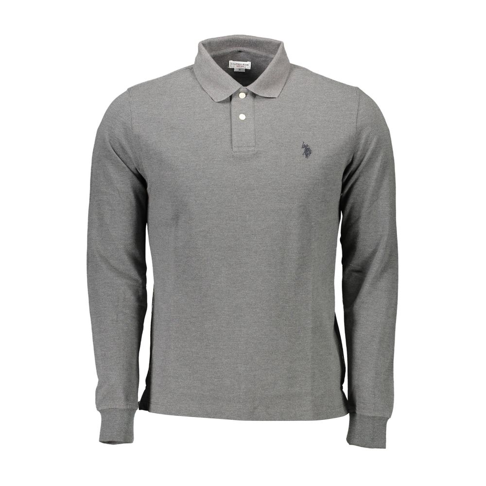 Polo gris en coton US POLO ASSN.