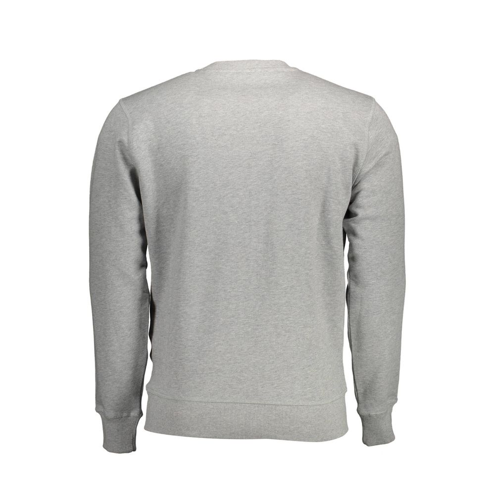 North Sails Grigio Cotton Men Sweatshirt