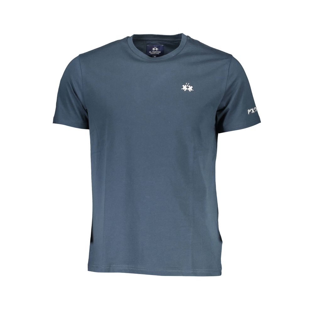 T-shirt en coton bleu La Martina