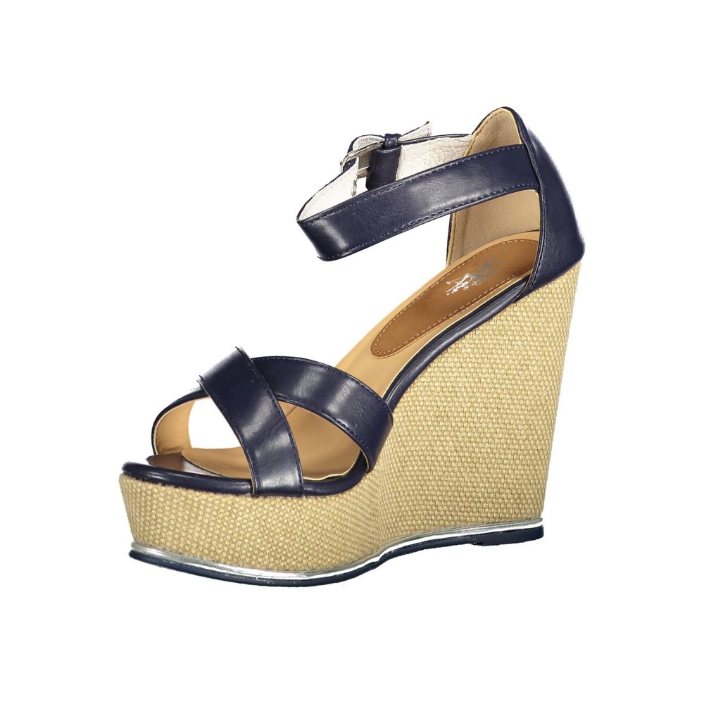 Sandales en coton bleu US POLO ASSN.