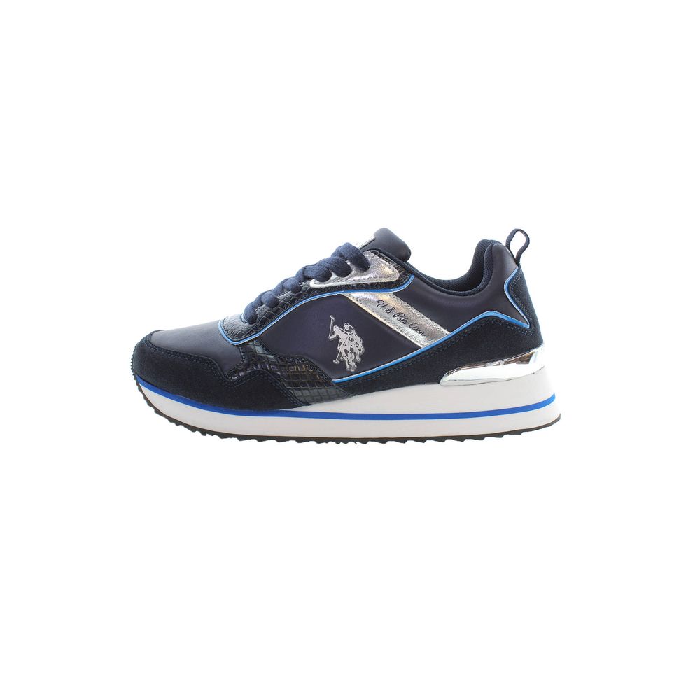Baskets bleues en polyester US POLO ASSN.