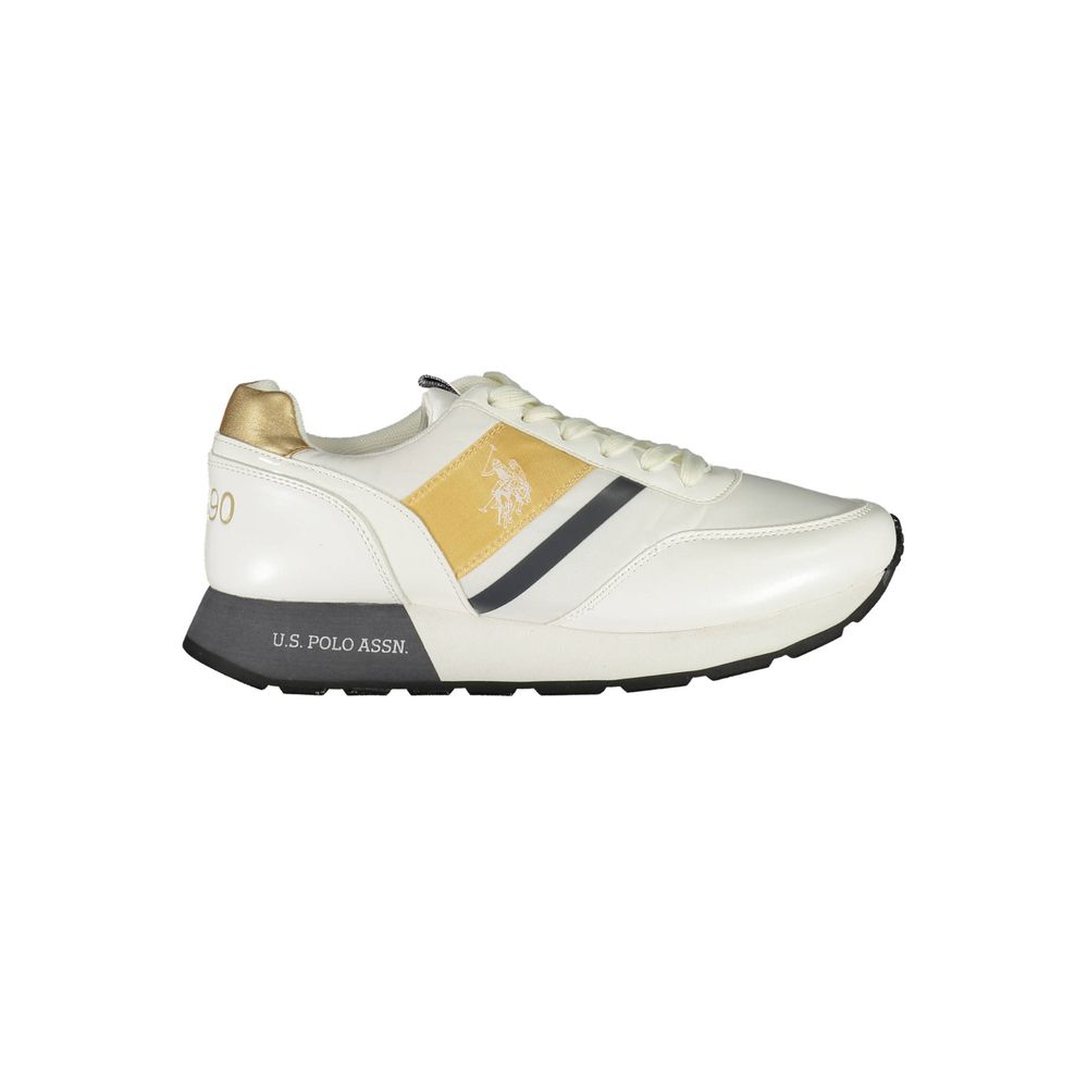 Baskets blanches en polyester US POLO ASSN.