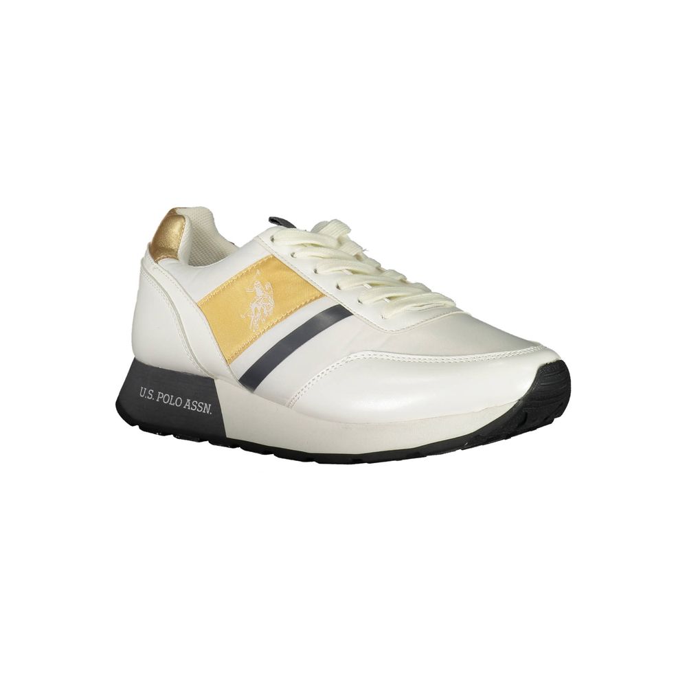 Baskets blanches en polyester US POLO ASSN.