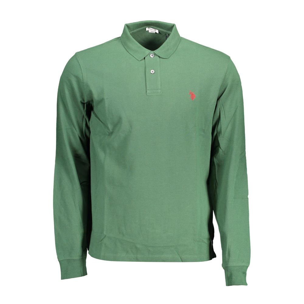Polo vert en coton US POLO ASSN.