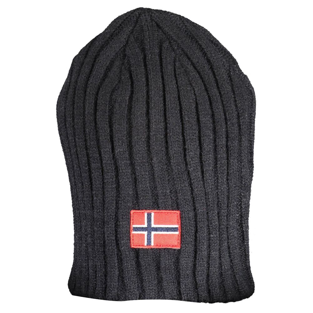 Casquette et chapeau en polyester noir Norvège 1963