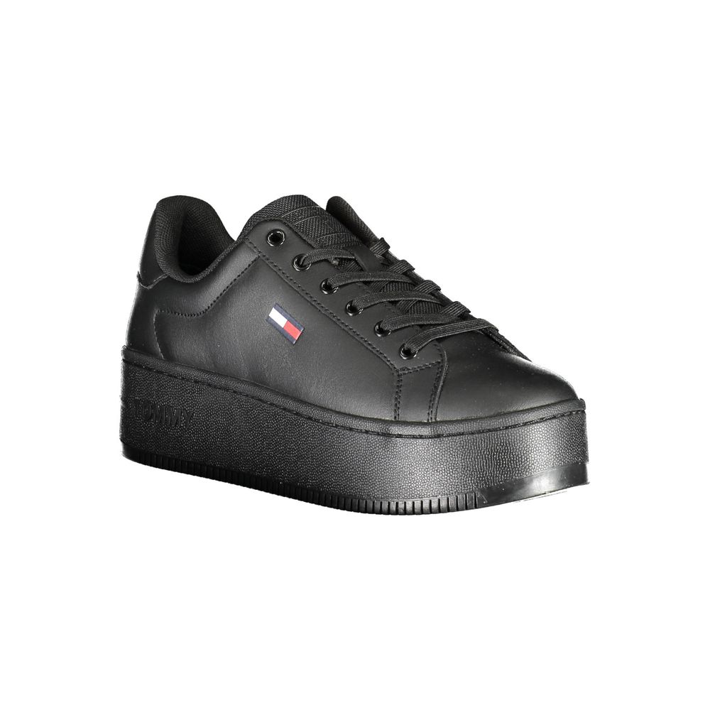 Baskets noires en polyester Tommy Hilfiger